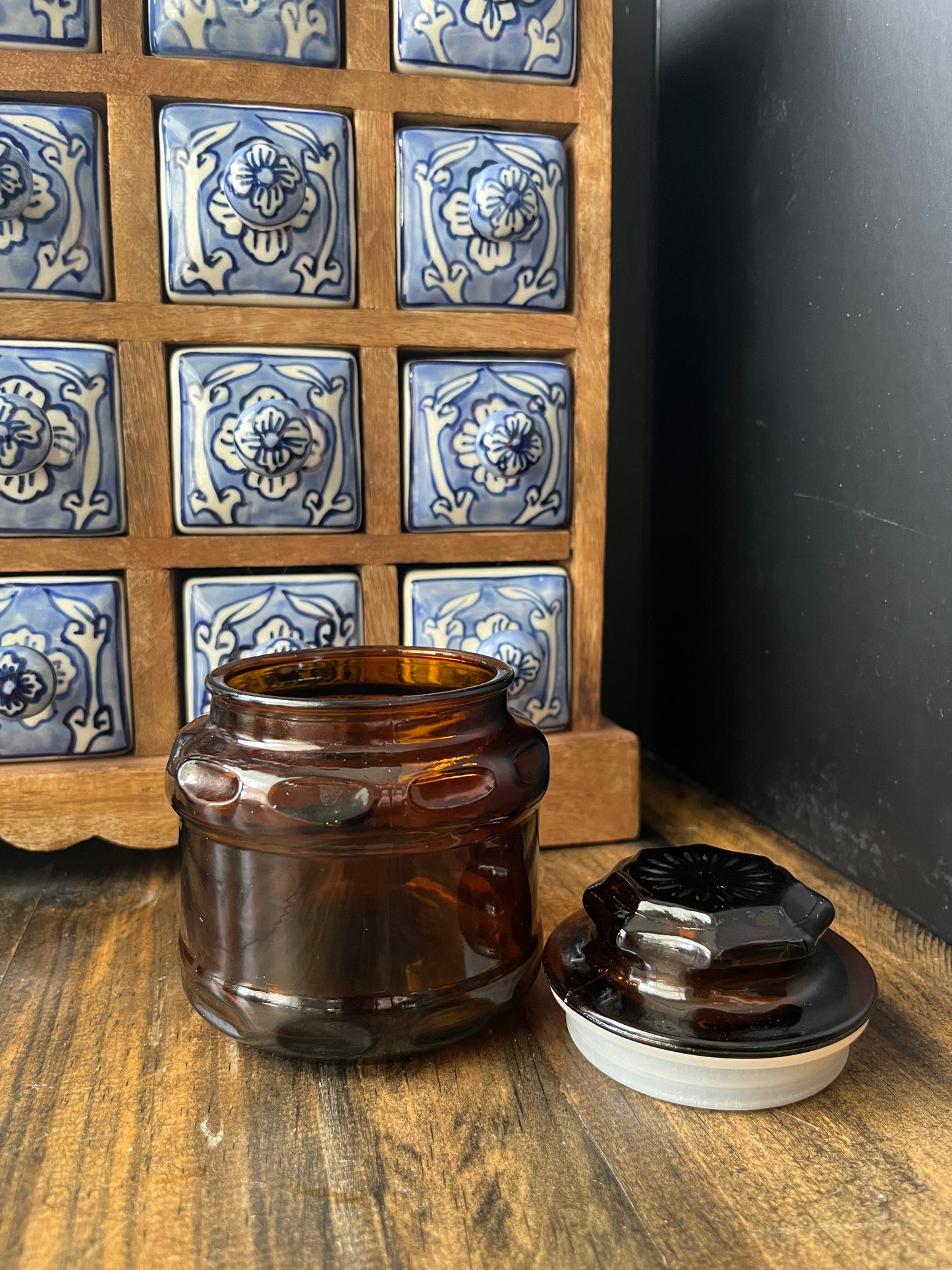 Amber Storage Jar